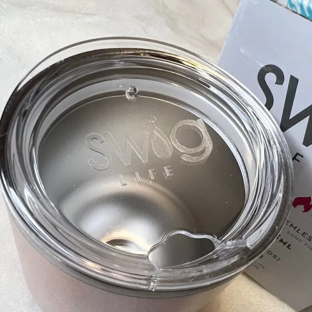SWIG stainless steel rose gold stemless 12 oz cup  NEW!